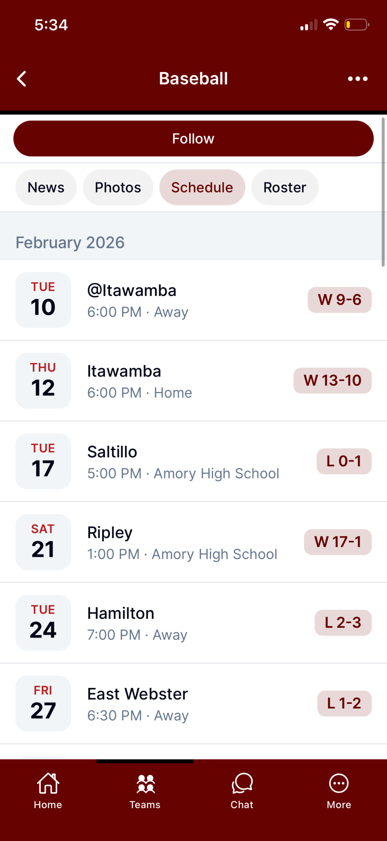 Caledonia Cavaliers Athletics screenshot 4