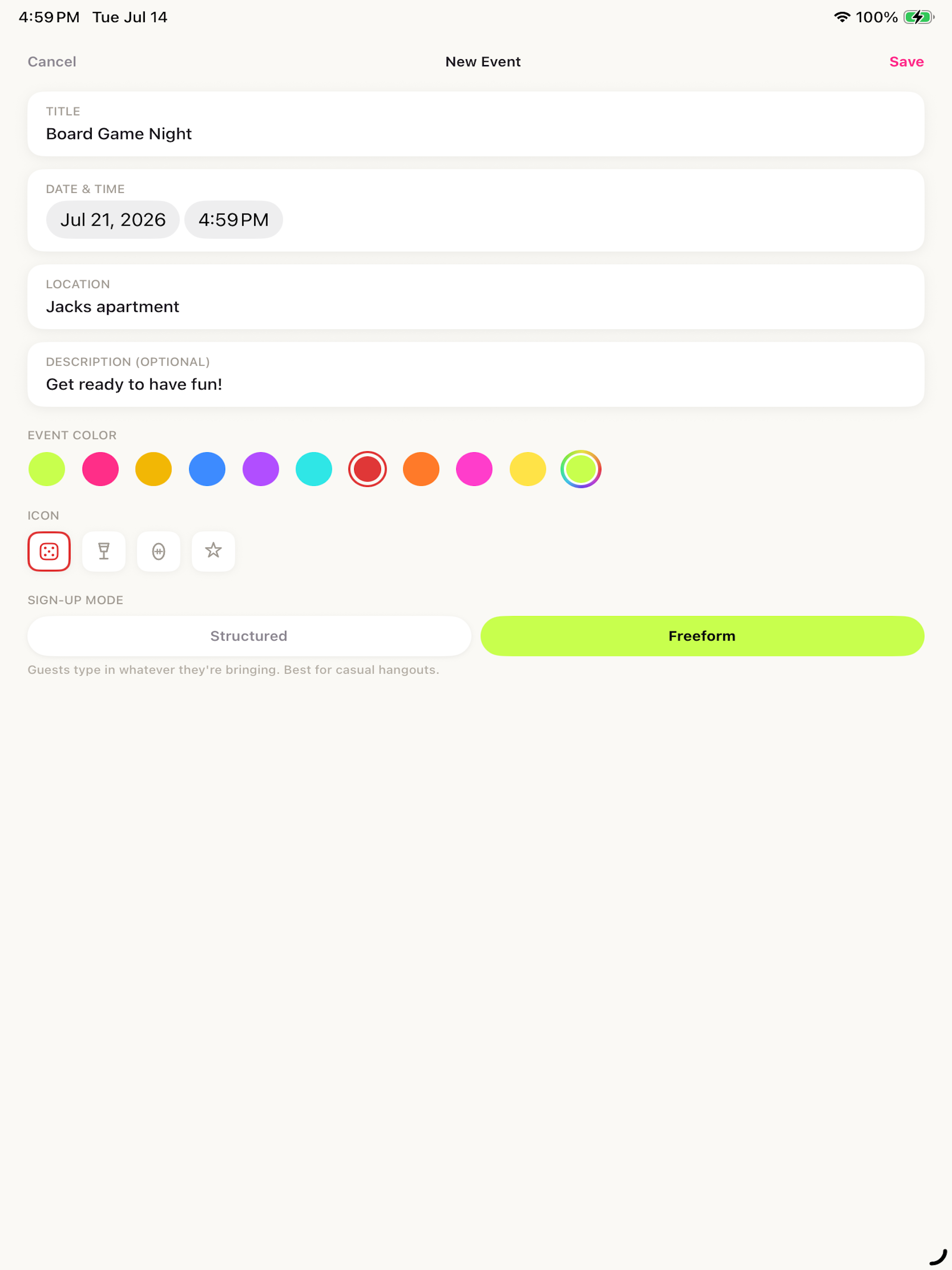 Snax - Party Planning Helper screenshot 7