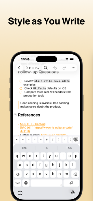 Amber - Simple Markdown Screenshot 3 of 4