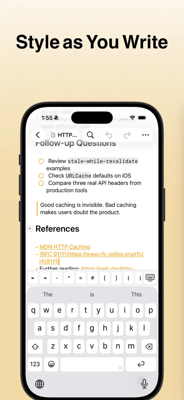 Screenshot #3 pour Amber - Simple Markdown