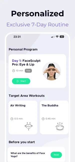 PureFace - Try Face Yoga screenshot 3