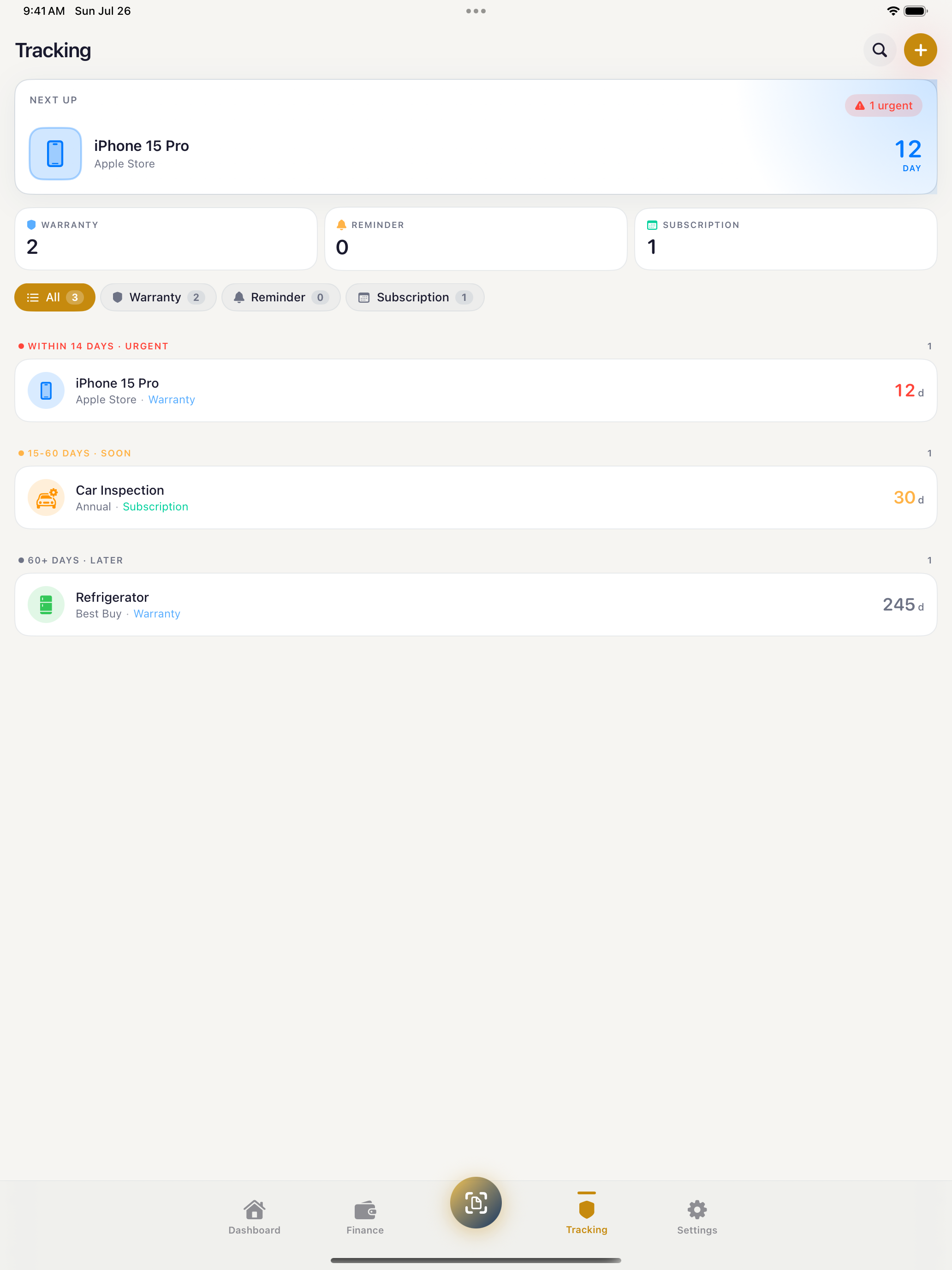 Warranta: Budget & Expenses screenshot 8