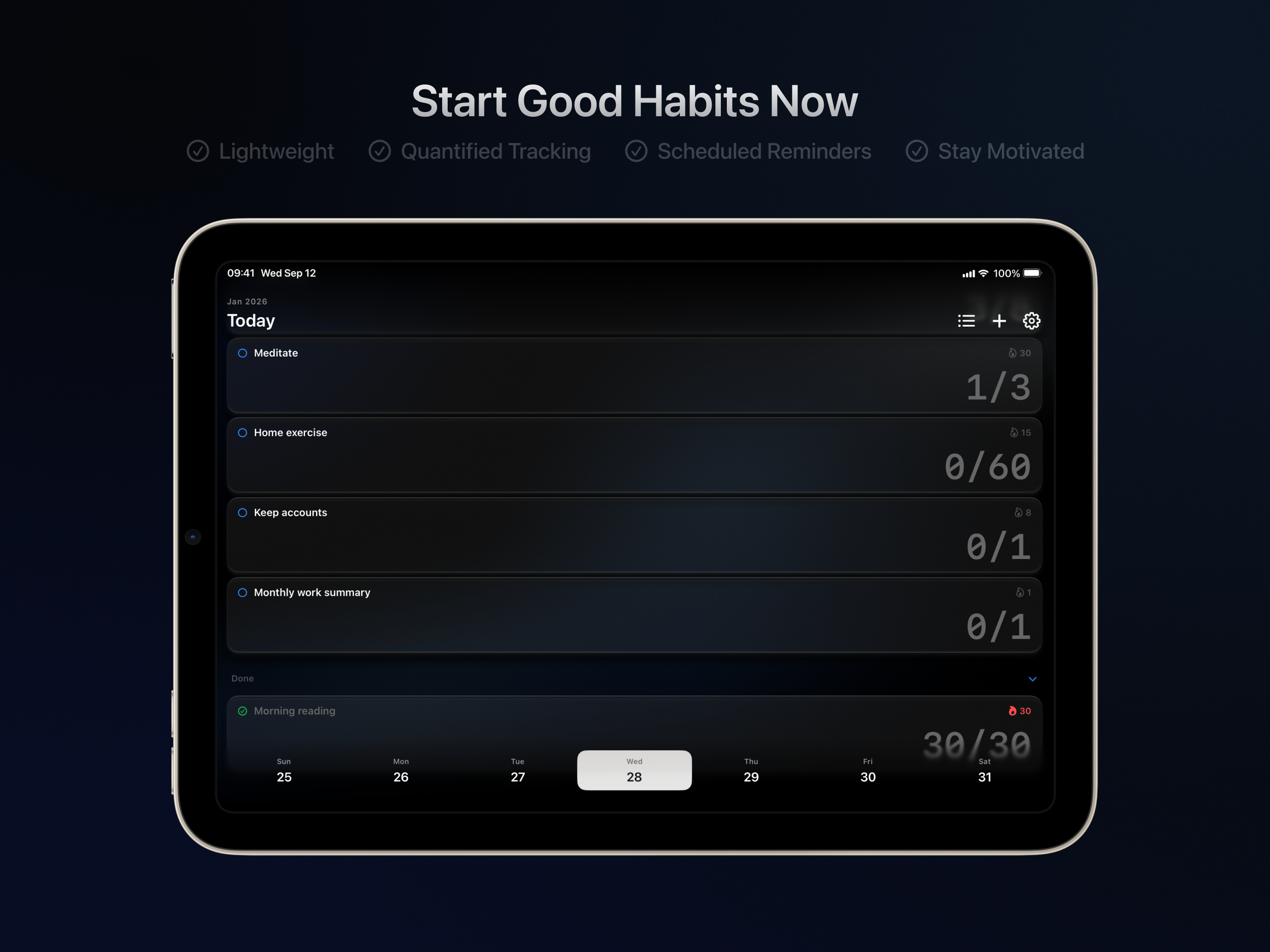 Glide - Habit Tracker