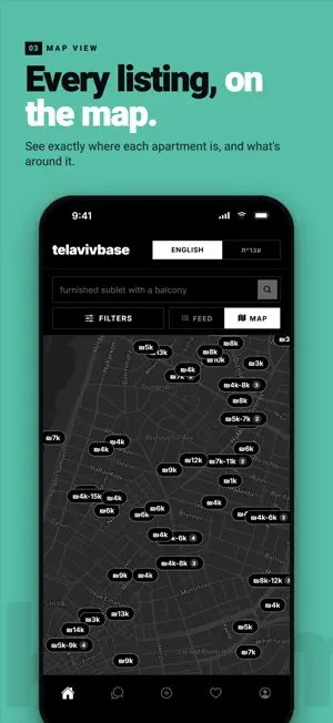 telavivbase: Rentals & Sublets screenshot 3