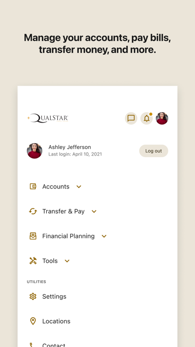 Qualstar CU Mobile Banking Screenshot