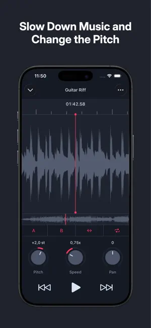 AudioTweak: Change Music Speed screenshot 3