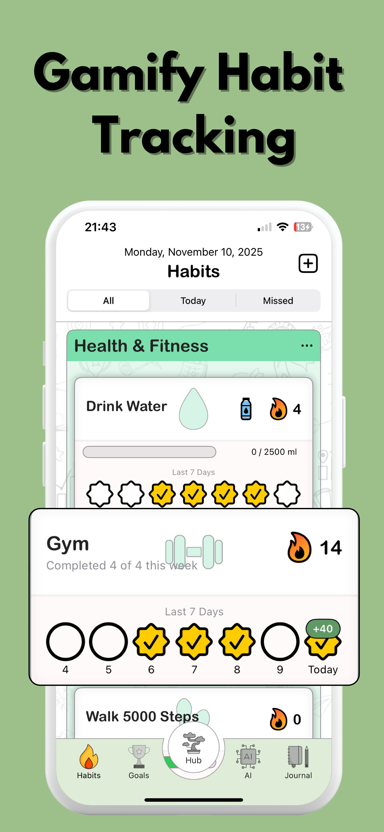 If I Grow: AI + Habits + Goals screenshot 4