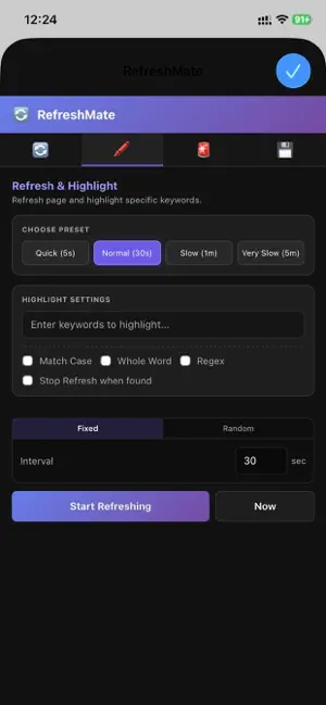 RefreshMate screenshot 2