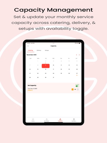 CartsVendorApp iPad screenshot