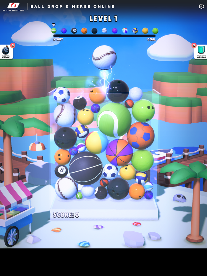 Ball Drop And Merge 3D Online