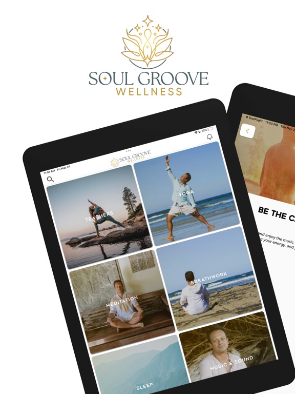 Soul Groove Wellness iPad screenshot 1 - Lifestyle app