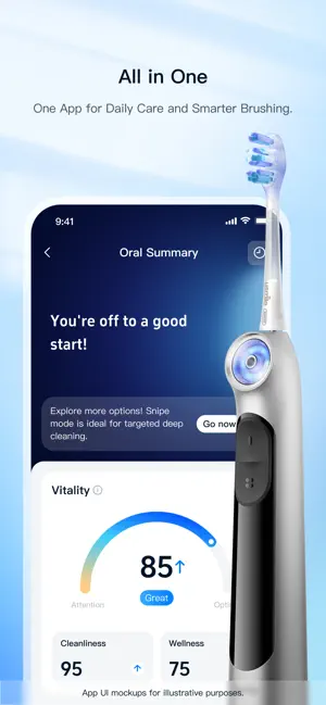 usmile: Toothbrush & Oral Care screenshot 1