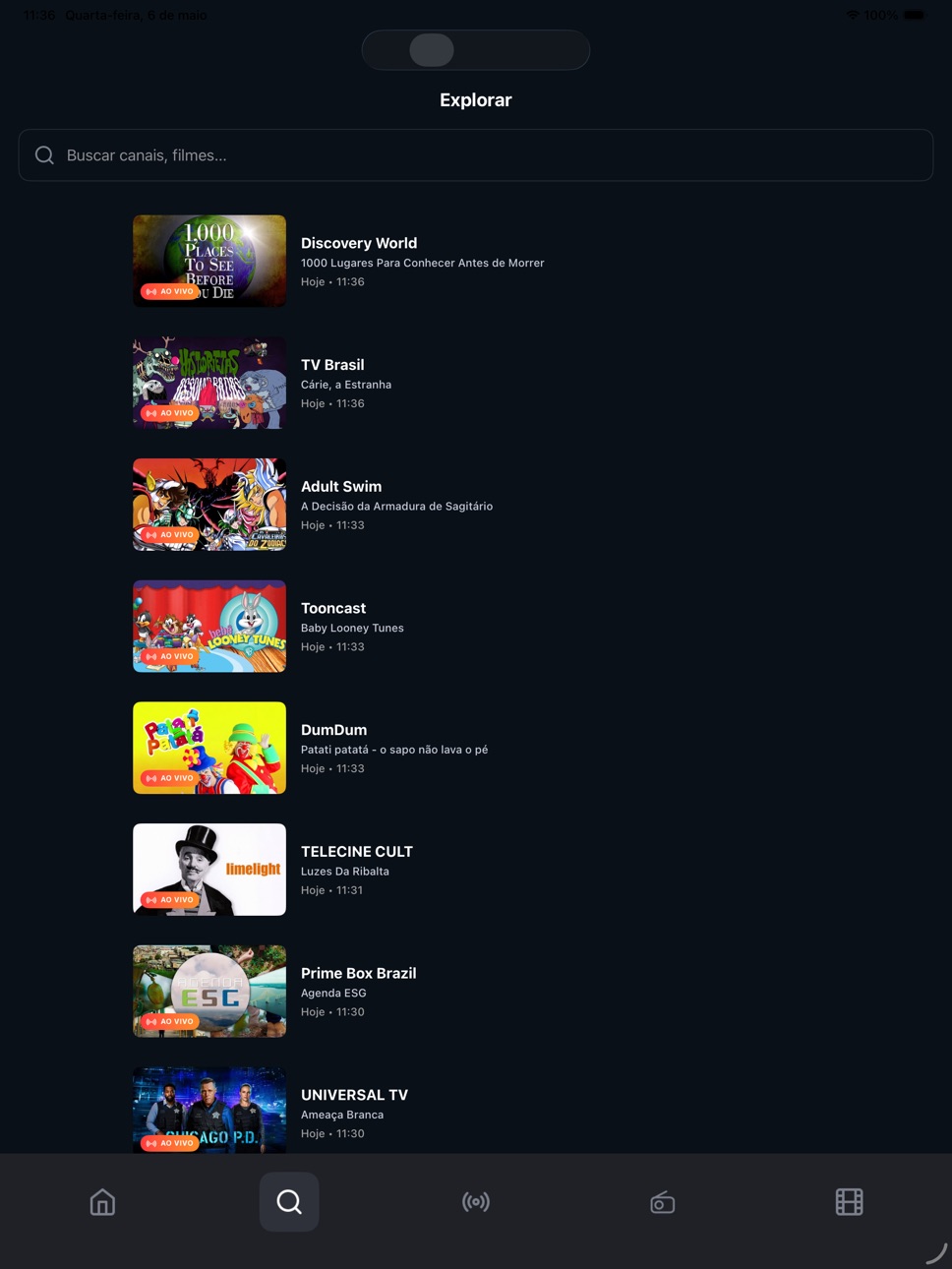iPad screenshot