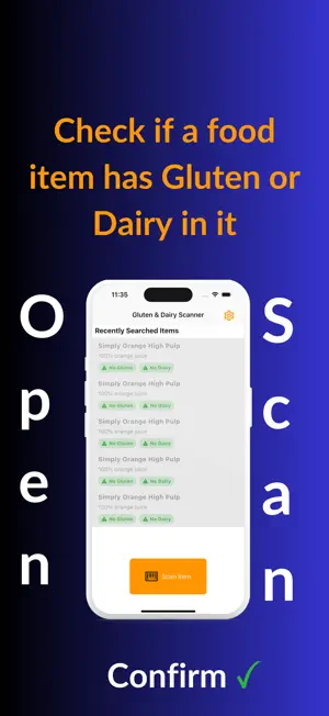 Allergy Safe Scanner screenshot 1
