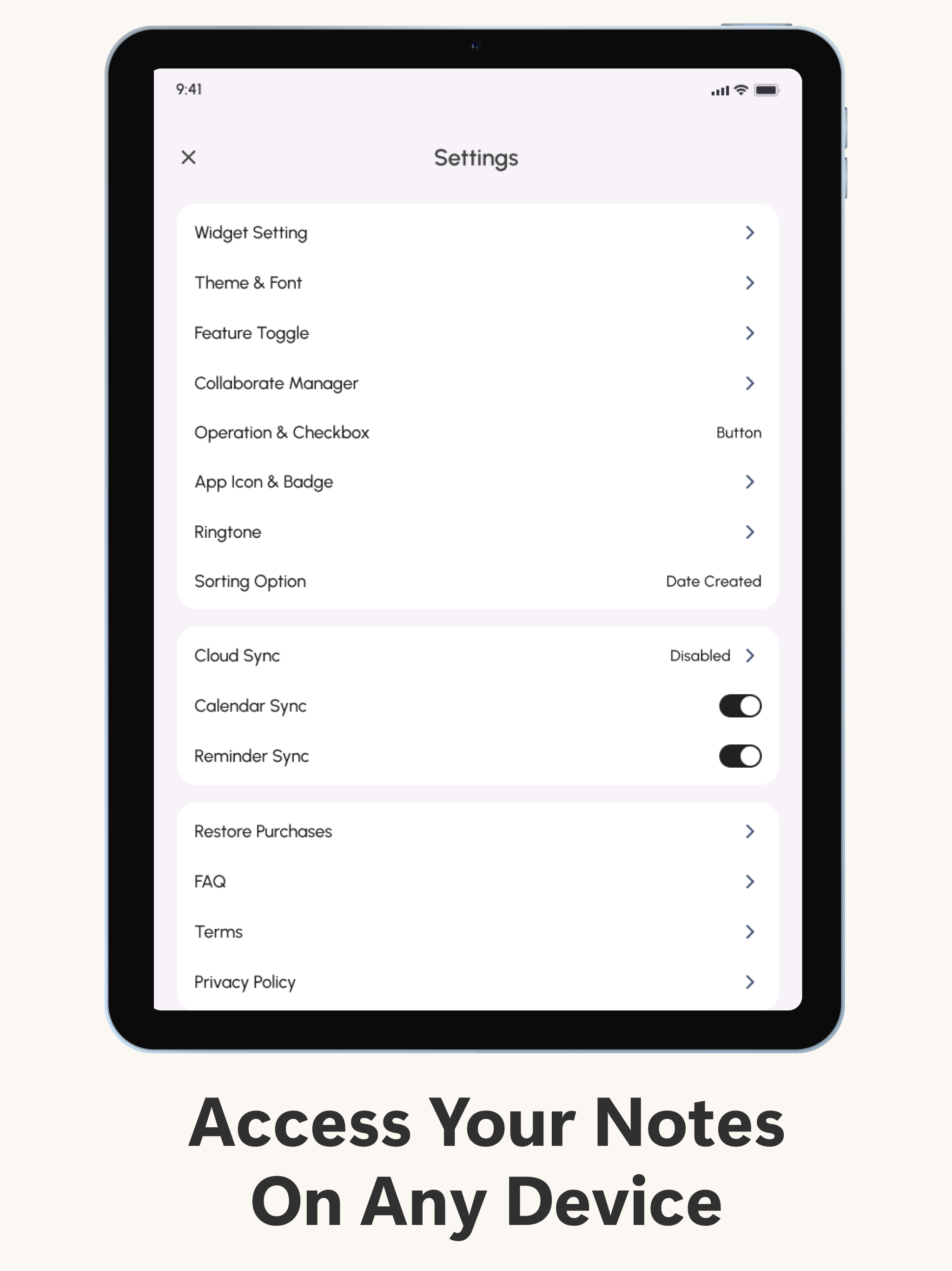 TickNotes : Simple Notes screenshot 10