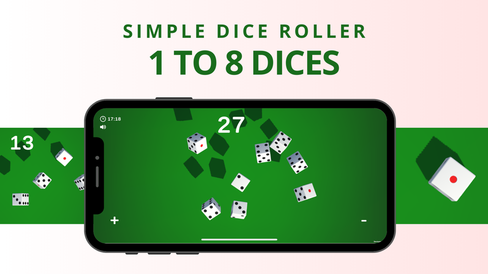 #1. Dice - Dice Roller App (iOS) 由: Hamza Abdessadek