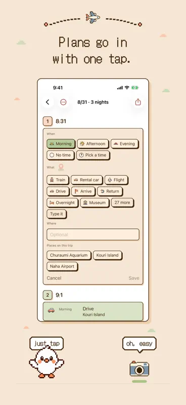 Trip Notes - Itinerary Planner screenshot 1 of 5