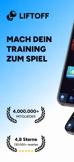 Screenshot von Liftoff: Ranglisten-Übungen auf dem iPhone 1