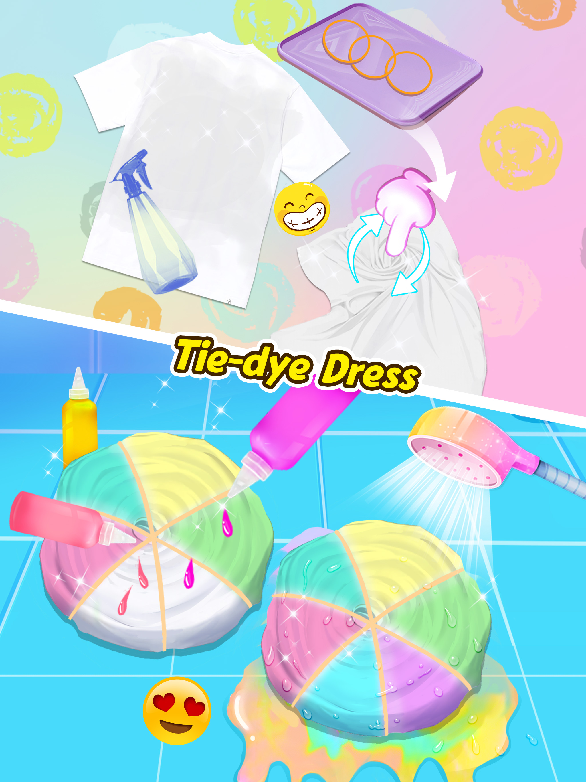 Unicorn Rainbow Tie Dye