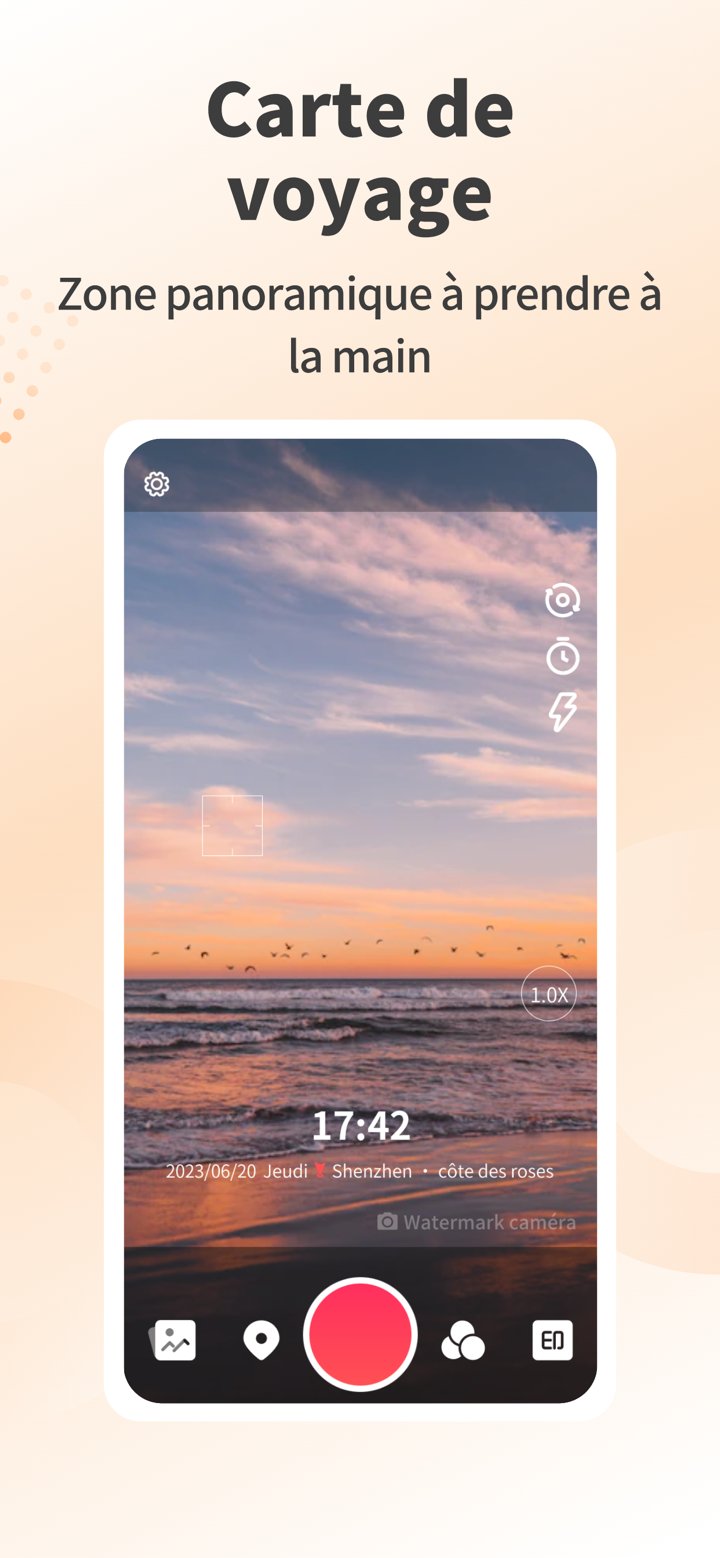 Appareil photo filigrane screenshot 1