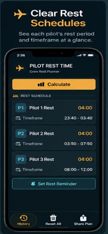 Pilot Rest Time Screenshot 2 of 6