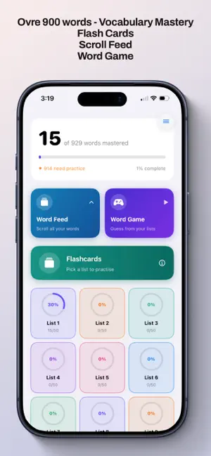 Vocabulary Builder Mastery screenshot 1