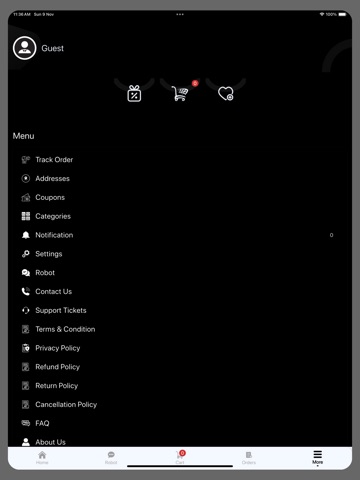 Luna Store IQ iPad screenshot