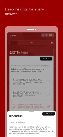 Wharton Finance Prep: 5-in-1 iPhone Screenshot 4