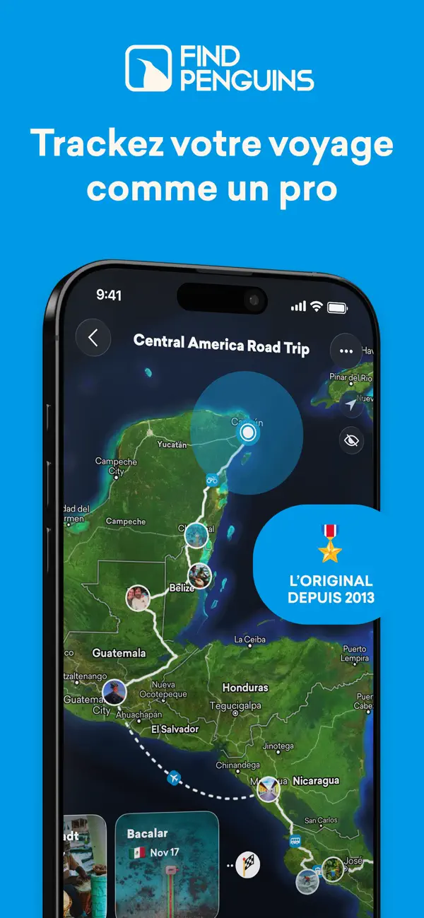 Screenshot #1 pour FindPenguins: Traqueur voyage