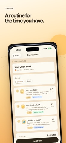 Rest+Rise Sleep & Wake Rituals screenshot
