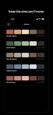 Color Palette: Photo to Colors iPhone screenshot