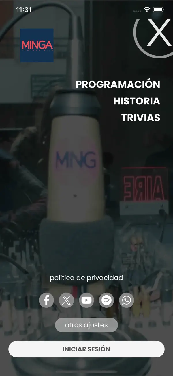 Screenshot #2 pour Radio MINGA
