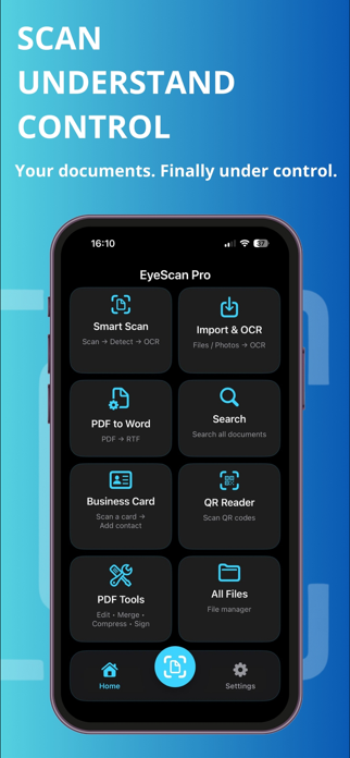EyeScan Pro OCR & PDF Scanner Screenshot 1 of 7