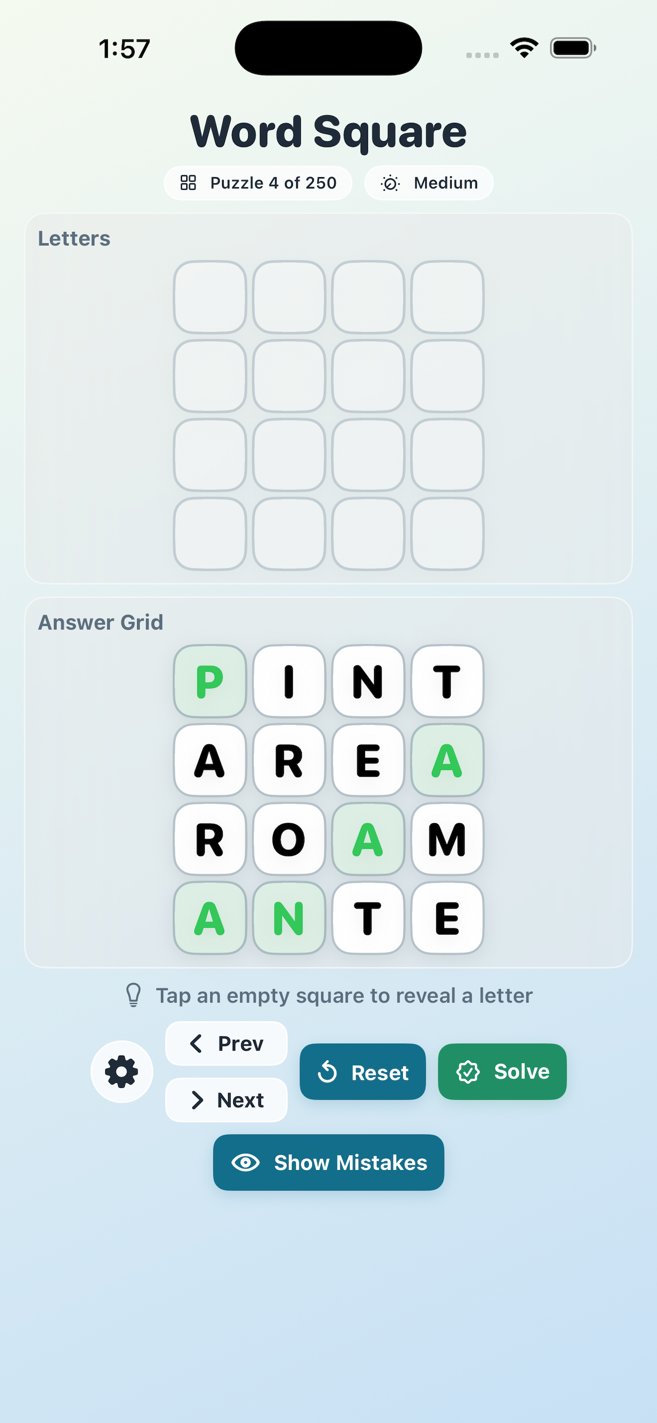 Double Word Square screenshot 2