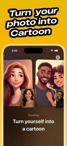 Cartoon Photo Editor ToonShot iPhone screenshot