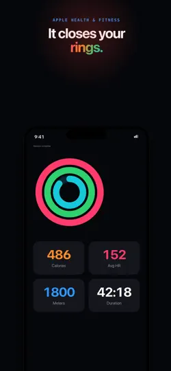 Captura de pantalla de My Workout Tracking en iPhone 2
