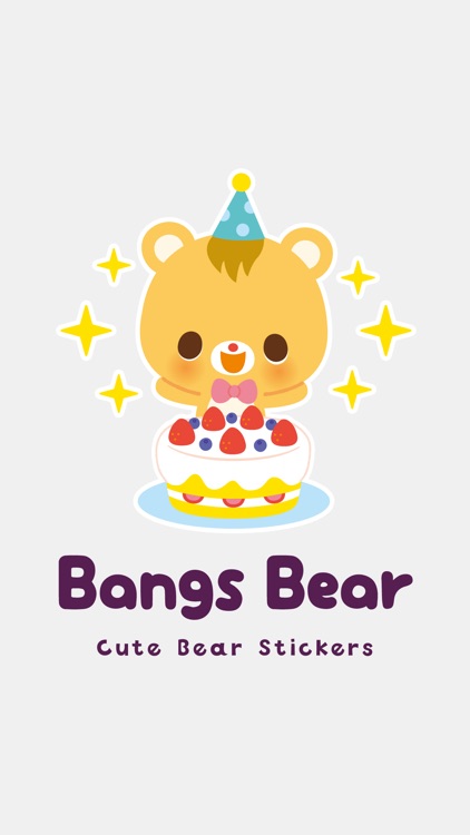 Bangs Bear Stickers