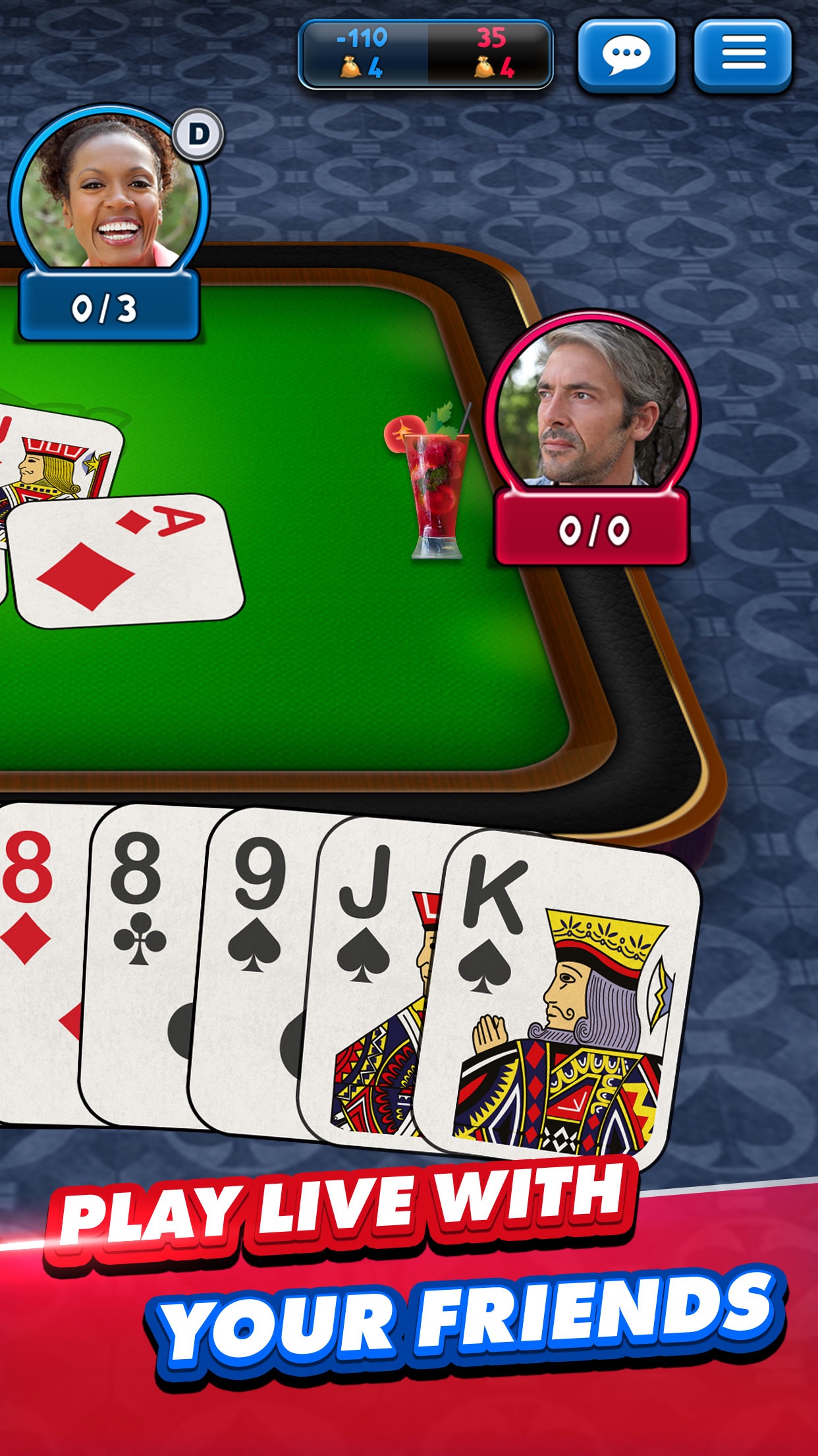 Spades Plus - Card Game screenshot 4