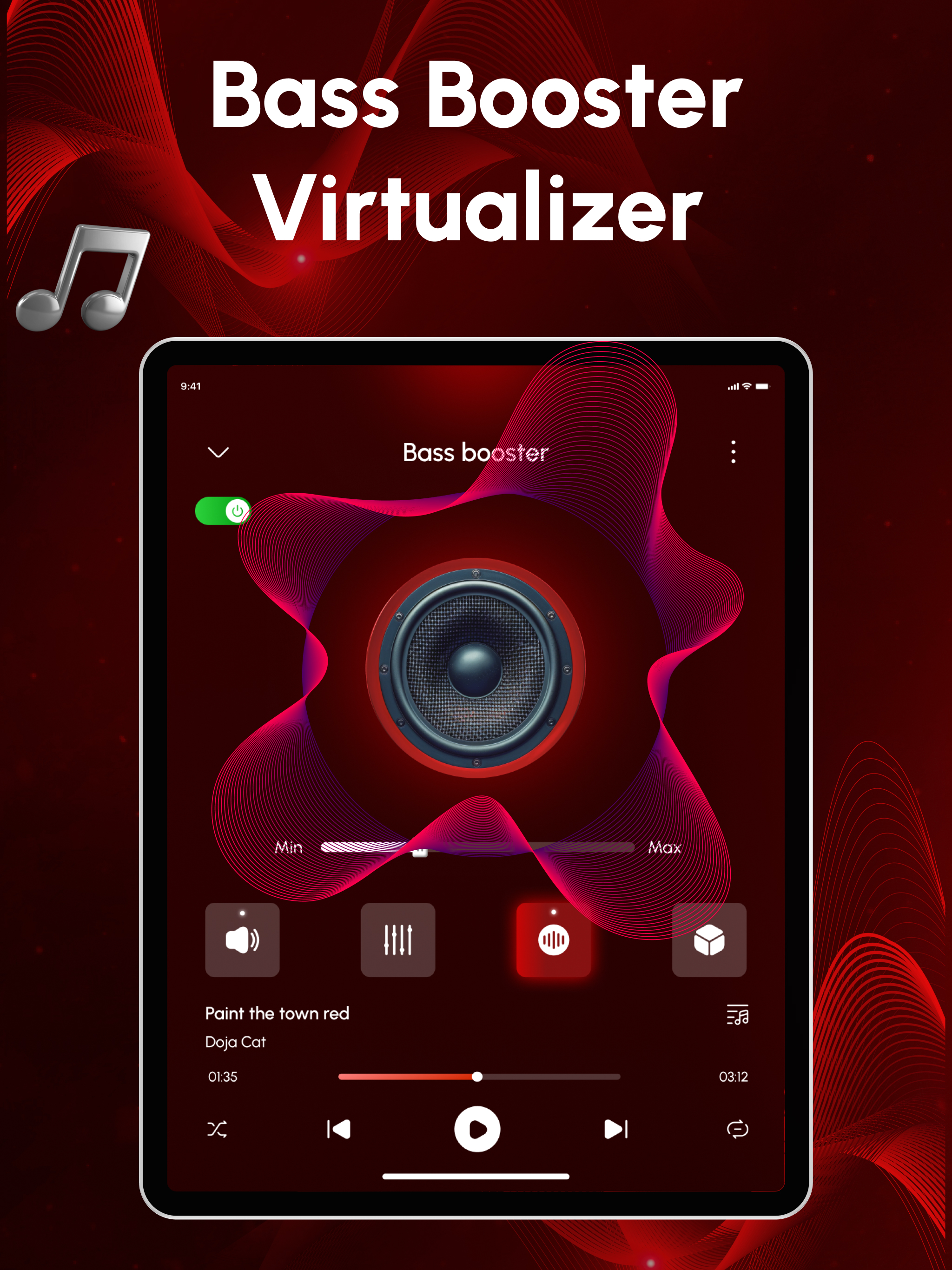 AI: Bass - Volume Booster Pro screenshot 9
