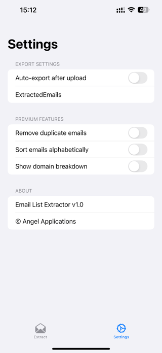 Email Address Extractor Screenshot 4 of 5