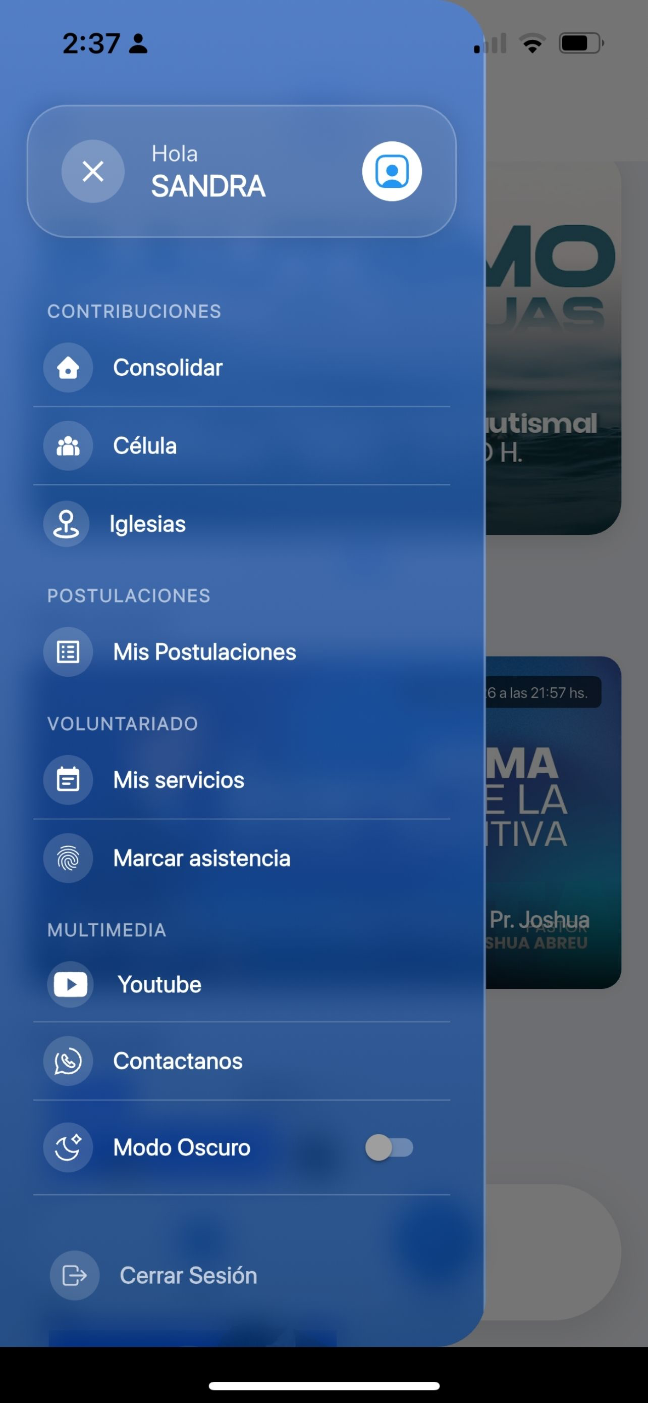 Iglesia CFA screenshot 3