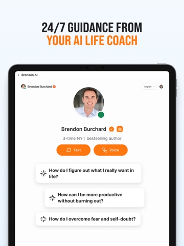 GrowthDay: Daily Mindset Coach iPad screenshot