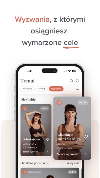 WomanUp: Trening i Zdrowie Screenshot