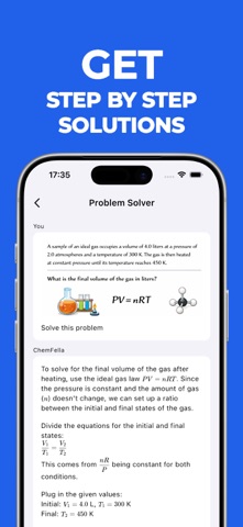 Chemistry Solver: ChemFella iPhone screenshot