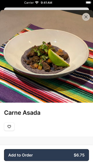 La Taqueria To Go iPhone screenshot 4 - Food & Drink app