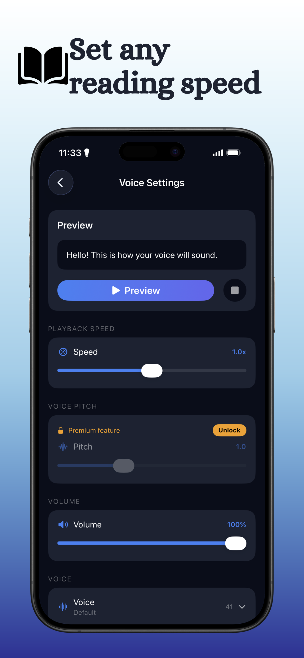 Easy Voice Reader: Text & PDF screenshot 7
