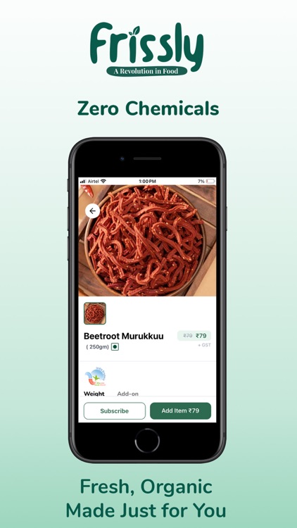 Frissly - Organic Freshly Made screenshot-3