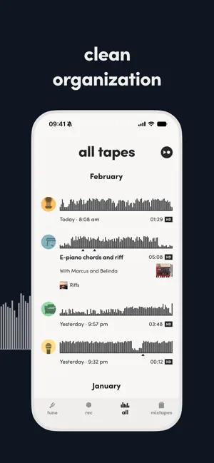Tape It - Pro Audio Recorder screenshot 2