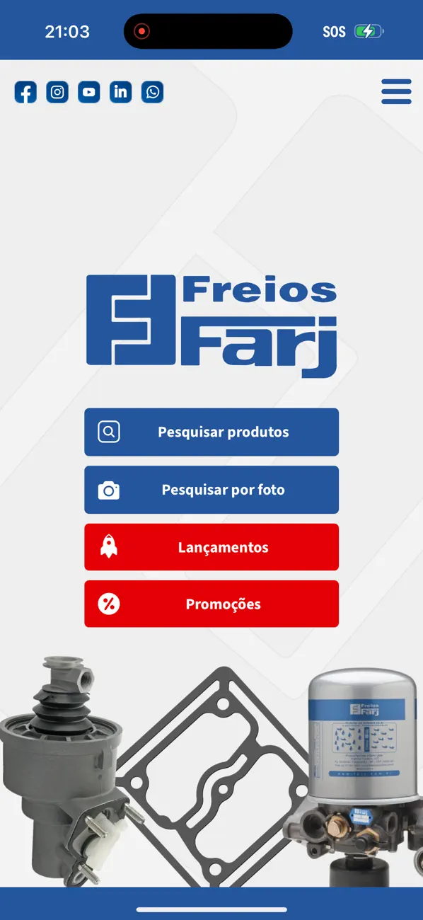 Screenshot #1 pour Freios Farj - Catálogo