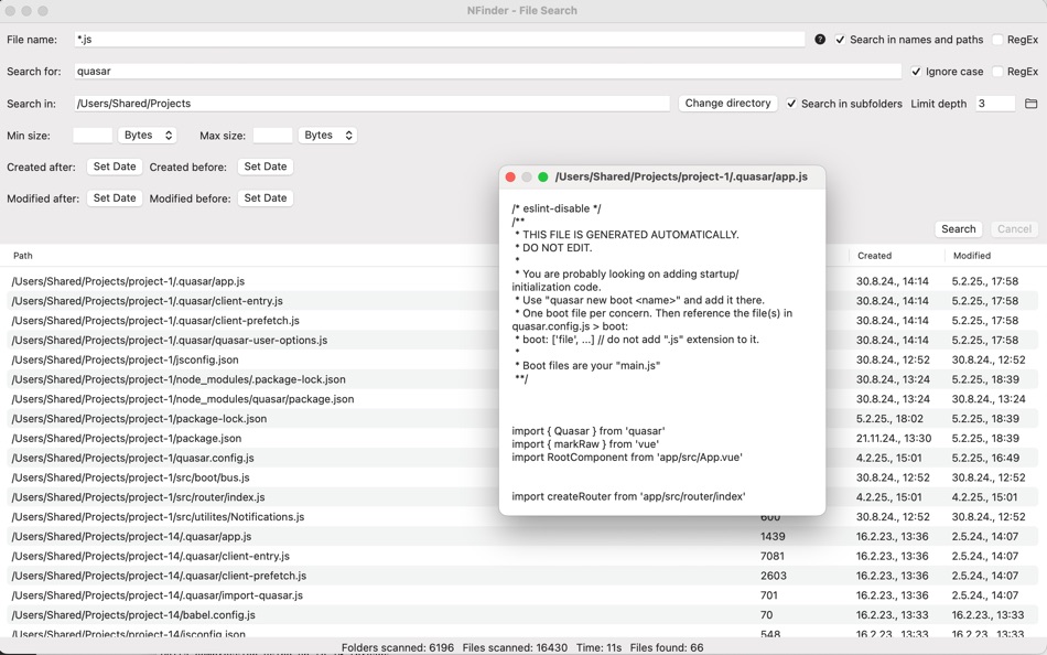 #1. NFinder - File Search (macOS) 由: Maksim Nesvit